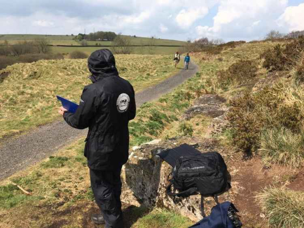 The AONB visitor survey taking place