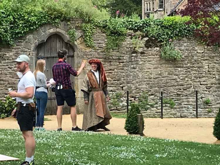 Dungeons and Dragons filming in Wells today