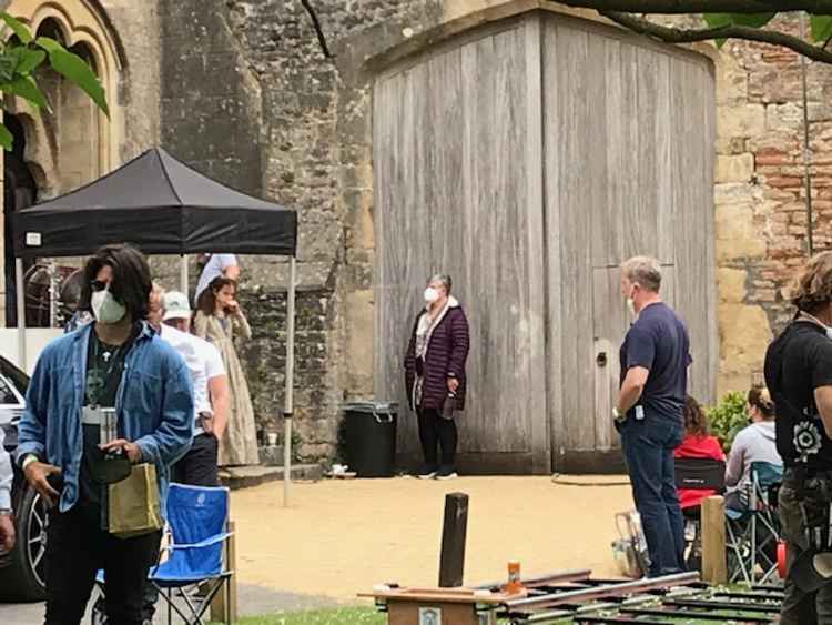 Dungeons and Dragons filming in Wells today