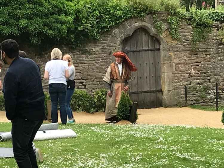 Dungeons and Dragons filming in Wells today