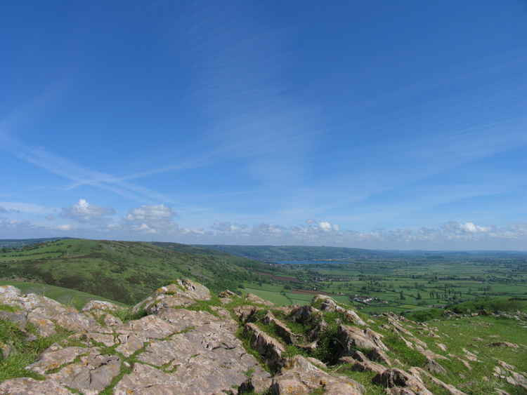 A view of the Mendip Hills