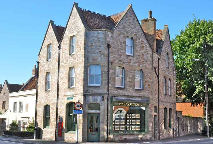 The Roderick Thomas Estate Agents office in Wells