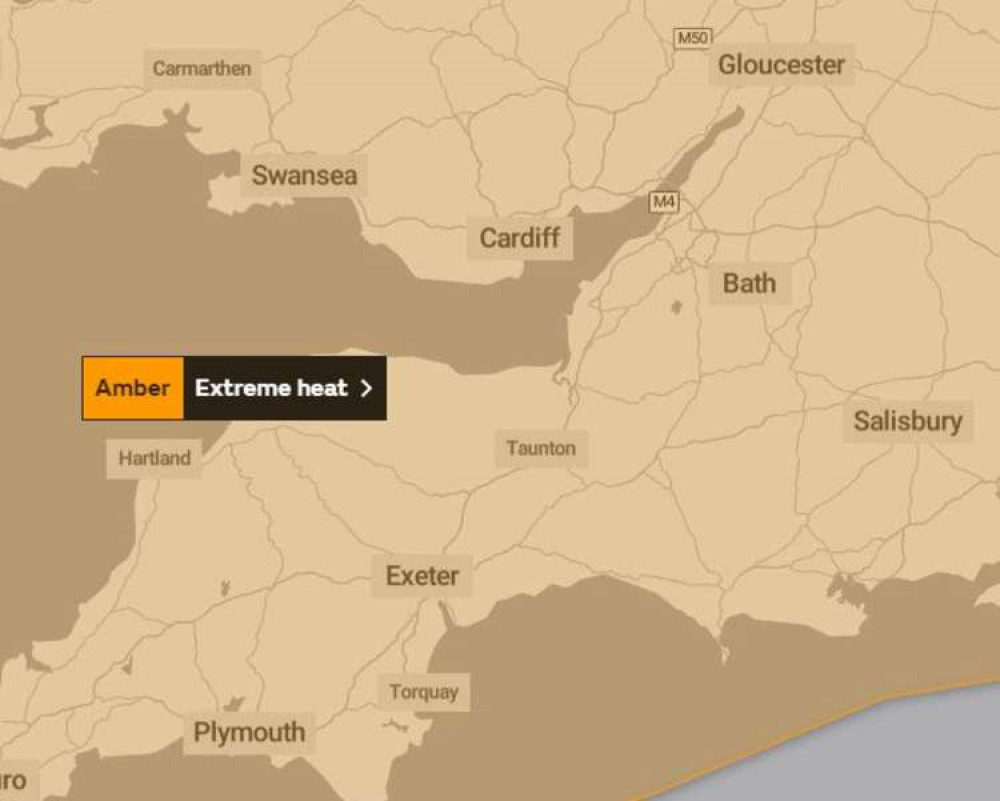 An amber weather warning has been issued (Photo: Met Office)