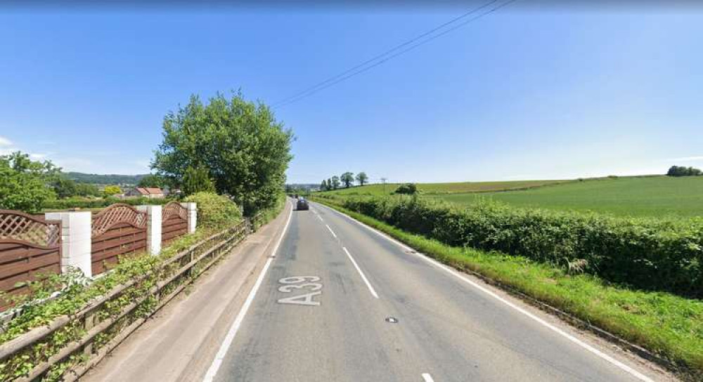 The crash has happened near to Brownes Garden Centre (Photo: Google Street View)