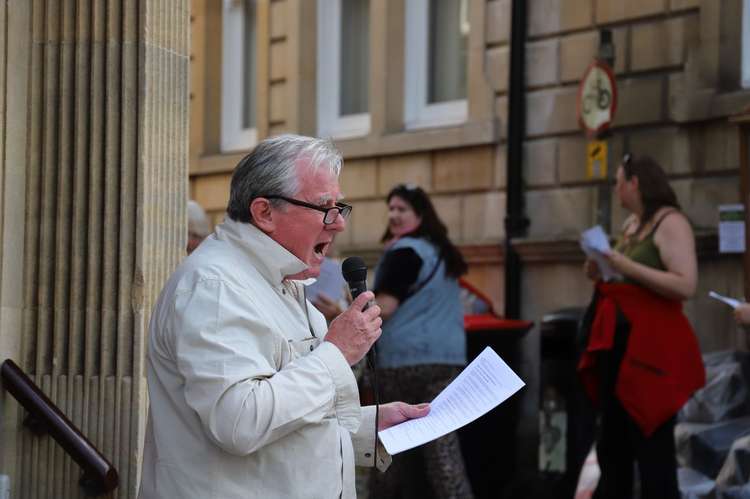 The demonstration was the eighth organised by the campaign group