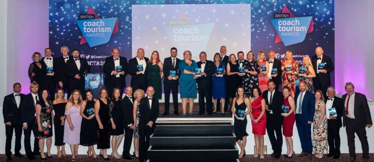 All the finalists at the British Coach Tourism Awards