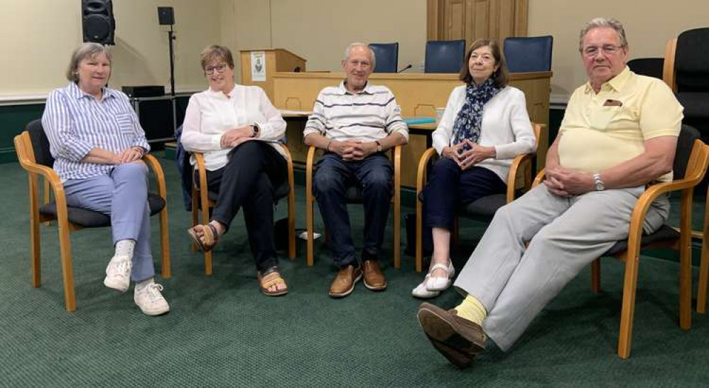 Founders of Heads Up Connect meeting at Wells Town Hall to look at the way forward