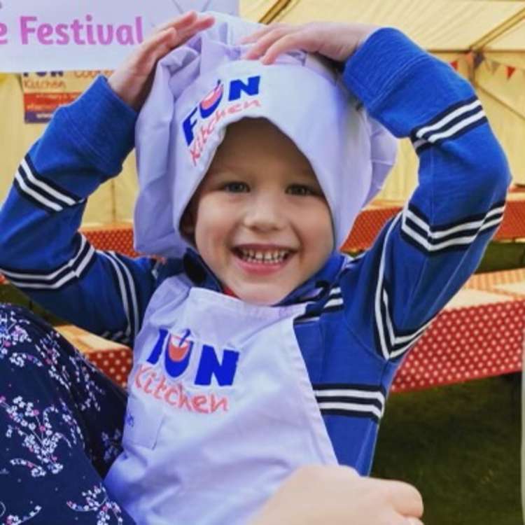 Lots of children enjoyed the cookery workshops organised by Fun Kitchen