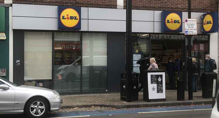 Current Lidl site. Upper Tooting Road.