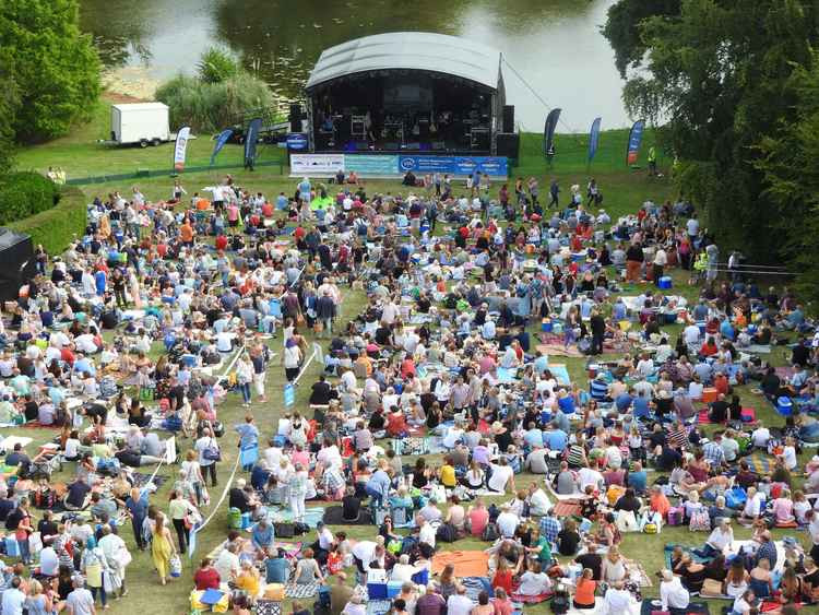 The first Music By The Lake in 2019