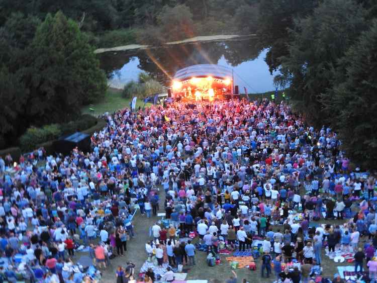 The first Music By The Lake in 2019