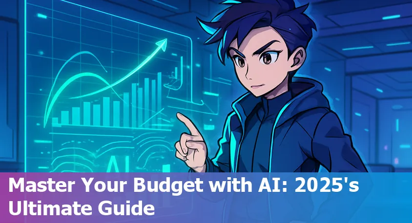 Illustration of AI tools assisting with budgeting and risk analysis in 2025