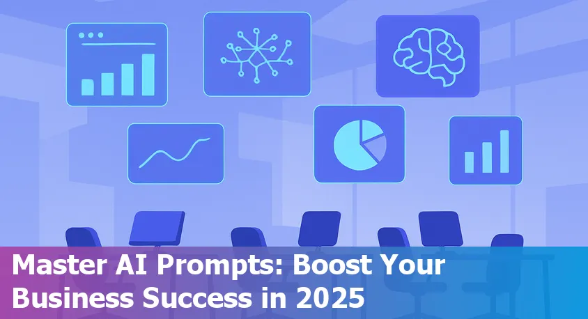 Illustration of writing AI prompts for business tasks in 2025