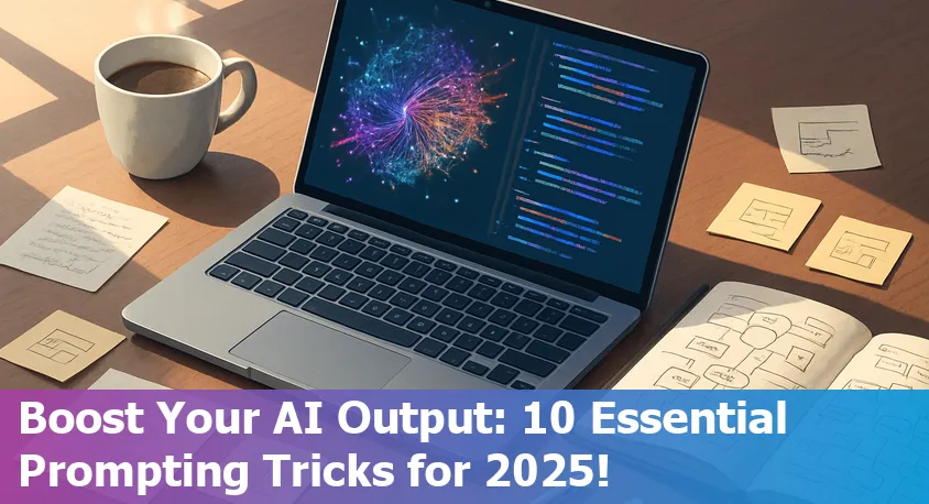 Illustration of top AI prompting techniques improving chatbot and AI model outputs in 2025