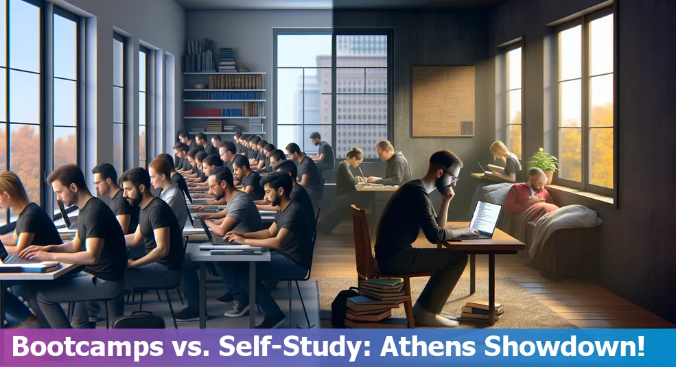 Athens, Georgia coding bootcamps vs. self-study comparison