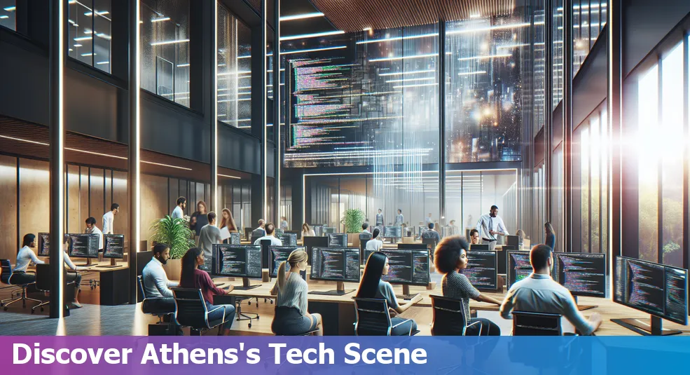 Athens, Georgia's vibrant tech hub with startups and success stories in Georgia, US.