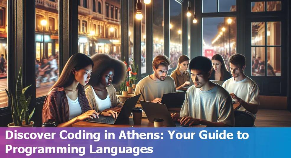 Learn to code in Athens, Georgia, US - beginner's guide to programming languages.