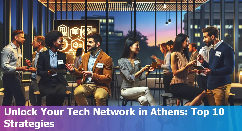 Networking strategies in Athens, Georgia's tech scene for beginners.