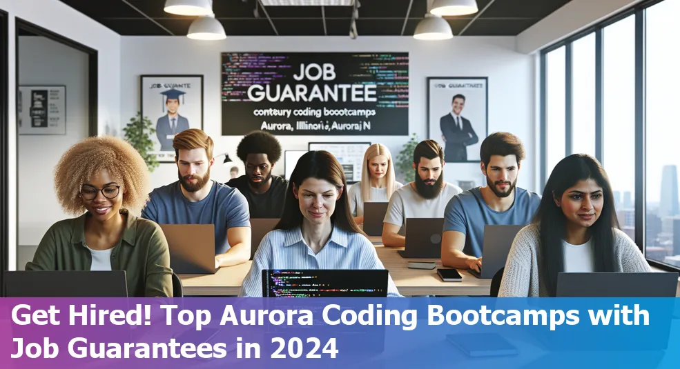 Students attending a coding bootcamp with job guarantee in Aurora, Illinois in 2024