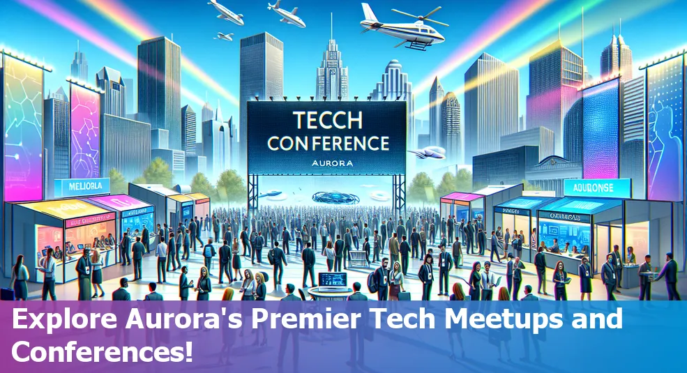 Networking and learning at tech meetups and conferences in Aurora, Illinois