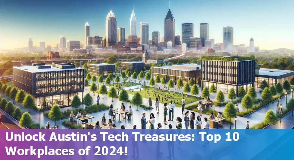 Banner image showcasing Austin cityscape and various tech company logos.