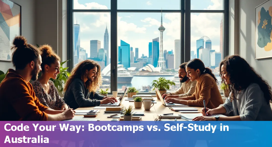 Comparing coding bootcamps and self-study for programming education in Australia.