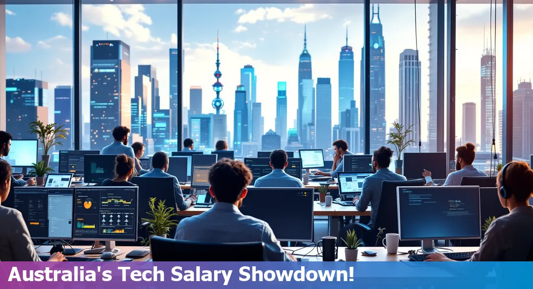 Top 10 High-Paying Tech Jobs in Australia with skyline
