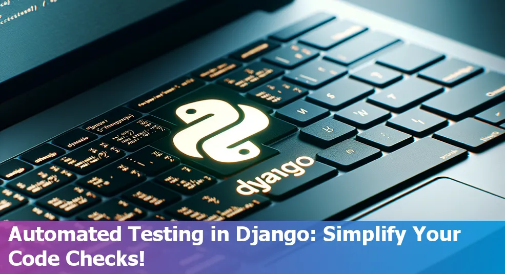 Cover image for 'Automated Testing in Django: A Beginner's Guide' blog post