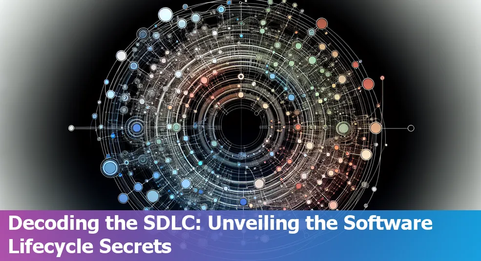 Book cover of 'Decoding the SDLC: A Strategic Guide to the Software Development Life Cycle'