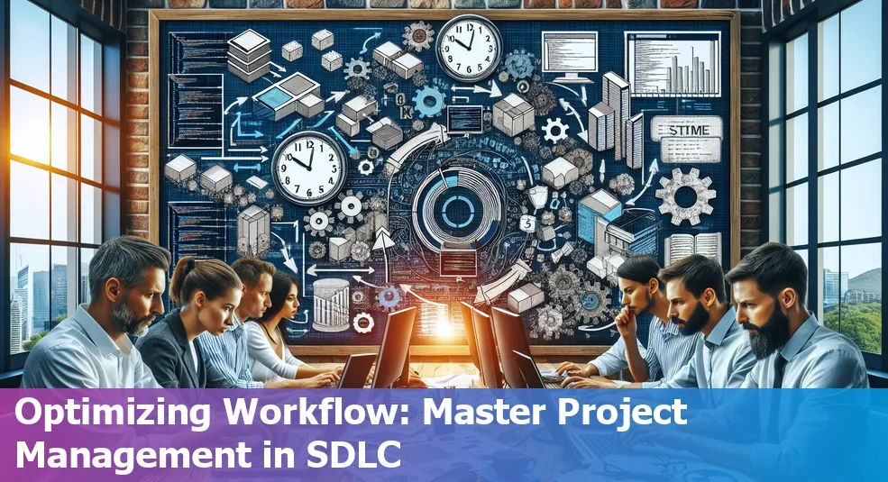 Flowchart illustrating efficient project management in SDLC