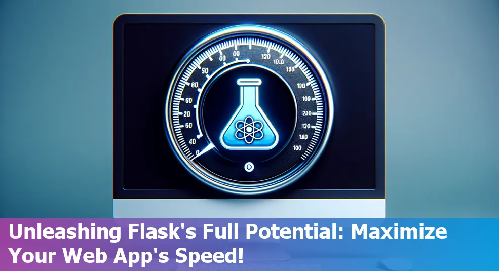 Diagram illustrating performance optimization in Flask applications