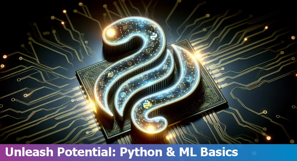 Python code on a screen, symbolizing the use of Python in Machine Learning