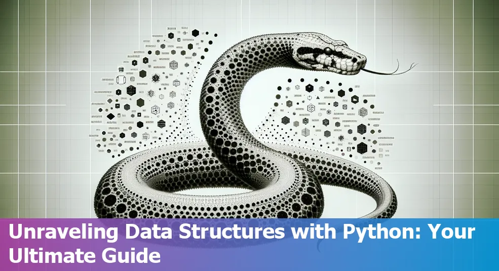 Python code representation for different data structures