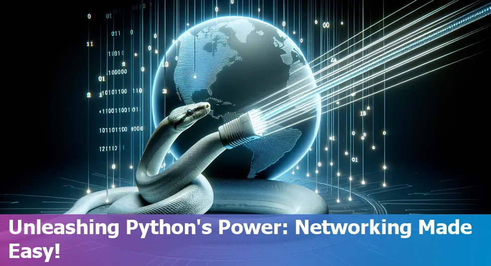 Illustration of Python for Network Programming