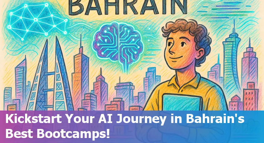 Students in Bahrain learning artificial intelligence in a modern online bootcamp setting, 2025.