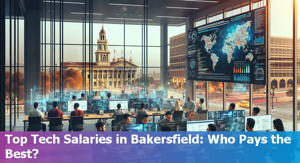 Overview of highest paying tech companies in Bakersfield, California, US