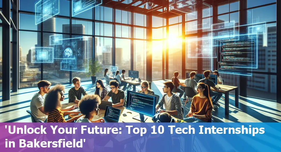 Top 10 tech internships offered in Bakersfield, California, US