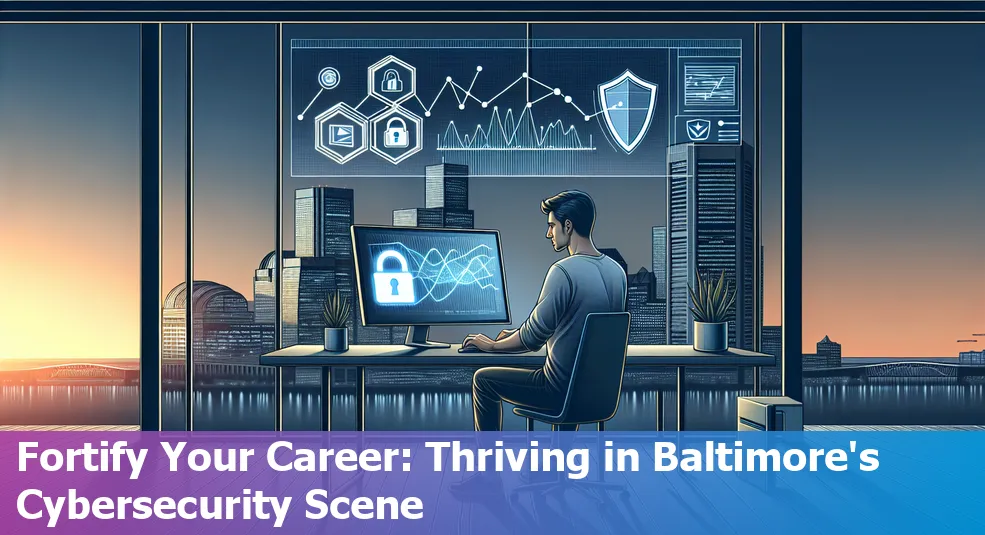 Image showing a portfolio of remote cybersecurity opportunities in Baltimore.