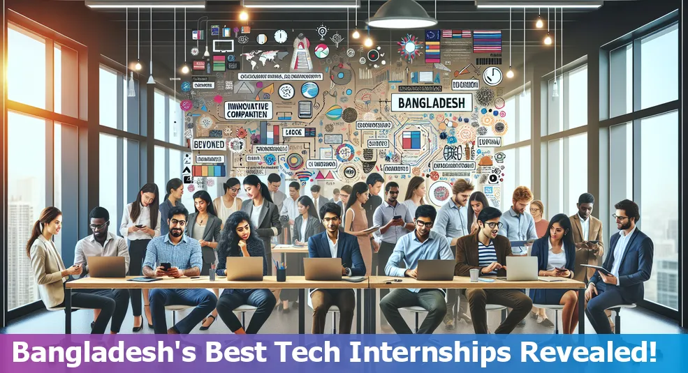 Top 10 tech internships in Bangladesh for beginners.