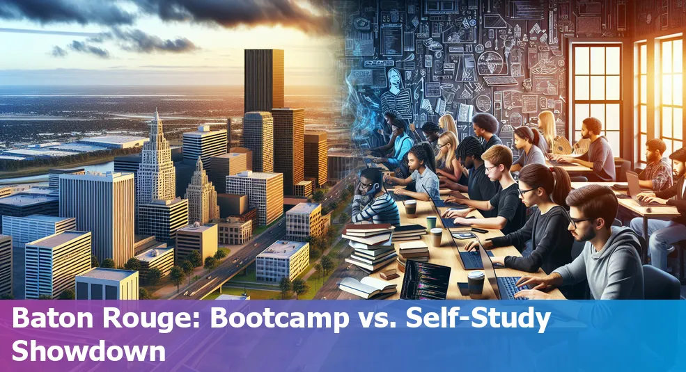 Coding Bootcamps vs. Self-Study in Baton Rouge, Louisiana, US