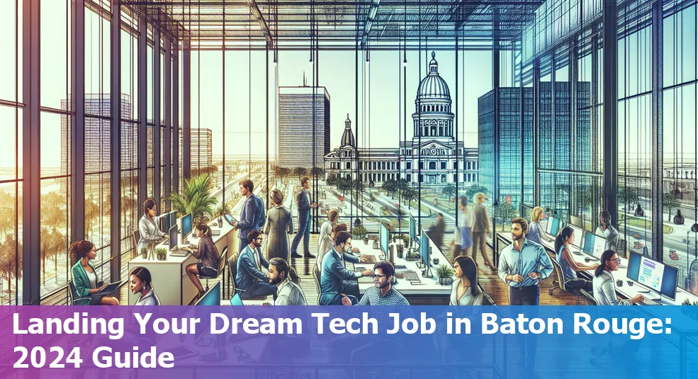 Guide to getting a tech job in Baton Rouge in 2024, Louisiana, US