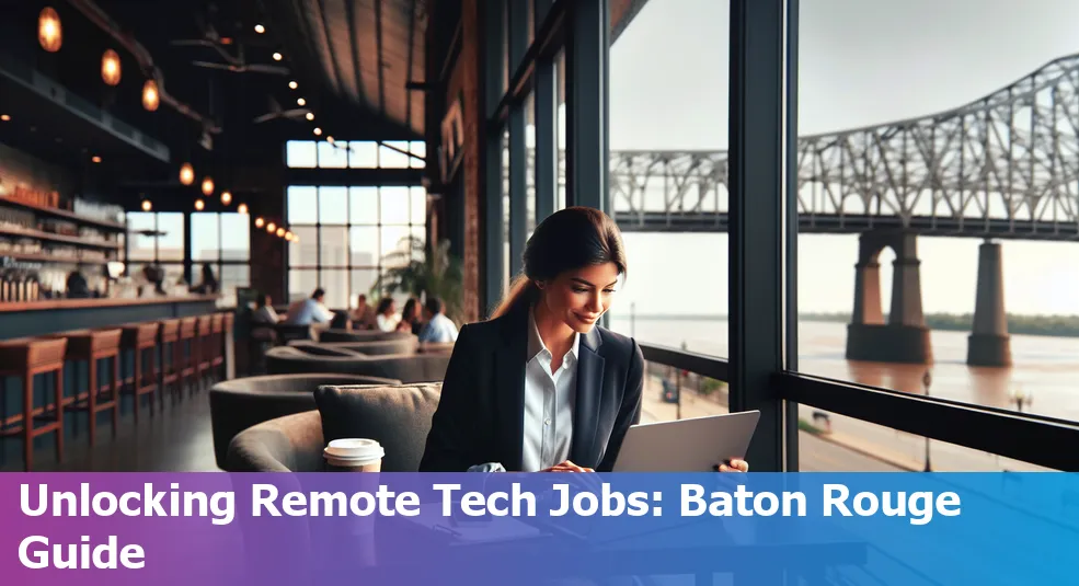 Remote tech job guide for beginners in Baton Rouge, Louisiana