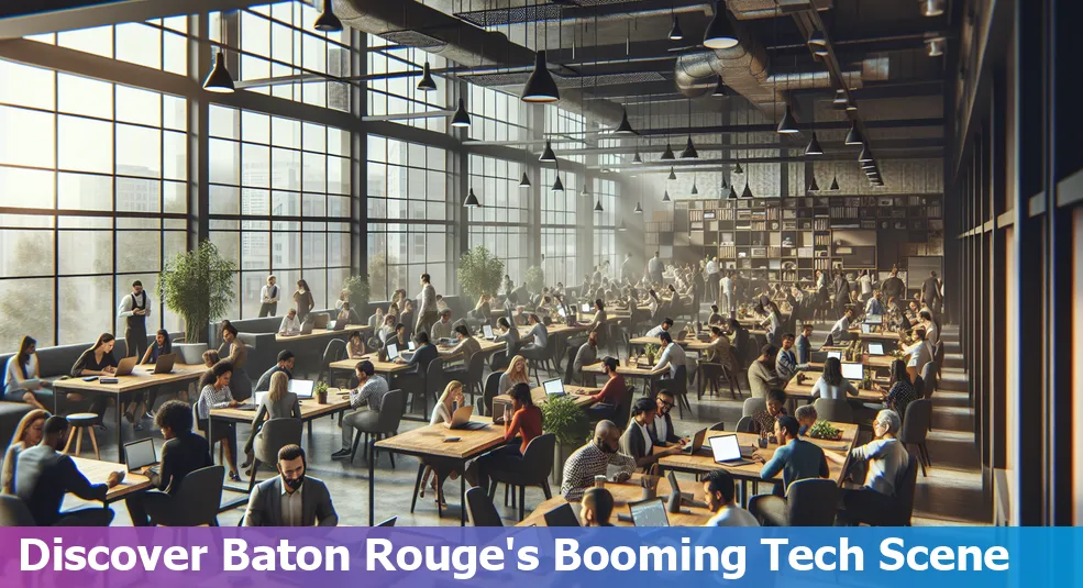 Baton Rouge's tech hub showcasing notable startups and success stories in Louisiana, US