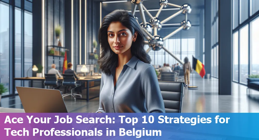 Belgium tech job hunting strategies illustration