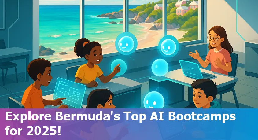 Students in Bermuda learning AI online, collaborating remotely with global instructors.