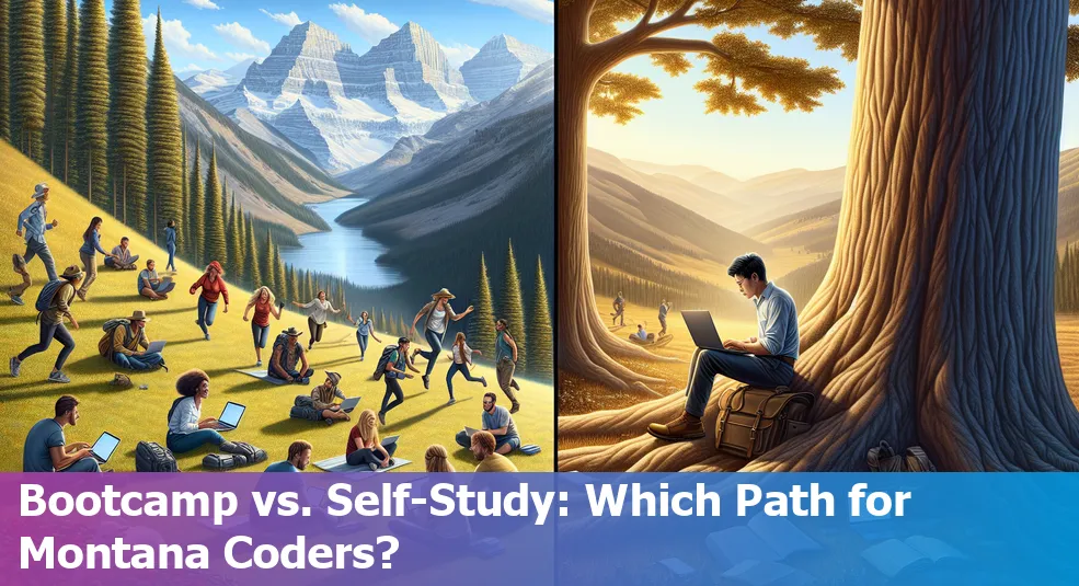 Comparison of coding bootcamps and self-study in Billings, Montana.