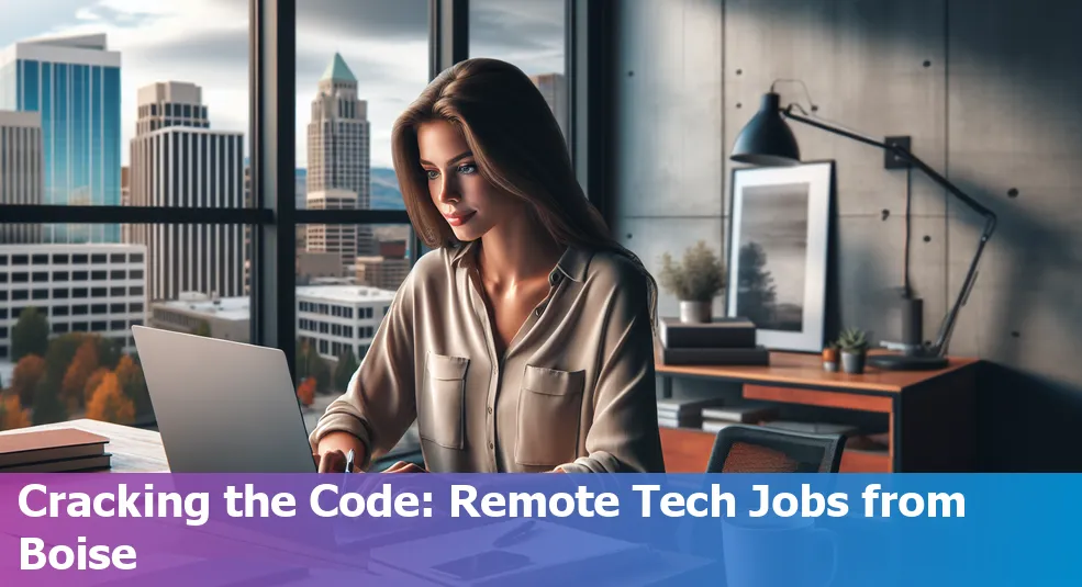 Remote tech job application process from Boise, Idaho