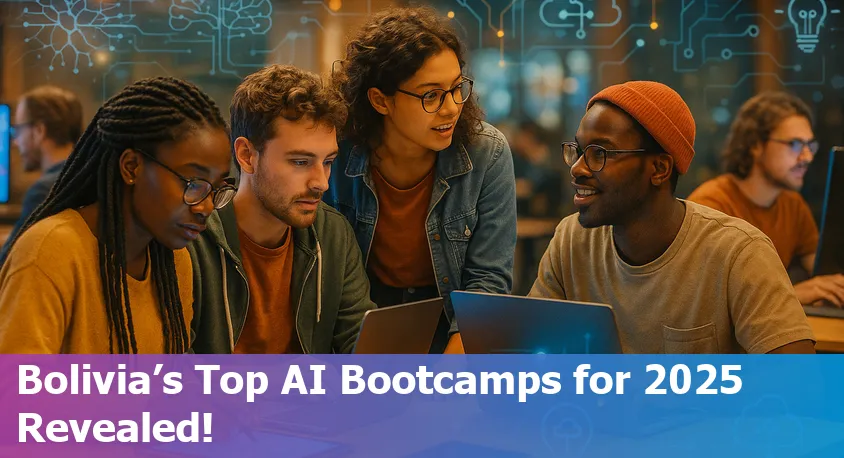 Students in Bolivia learning artificial intelligence together at a tech bootcamp in 2025.