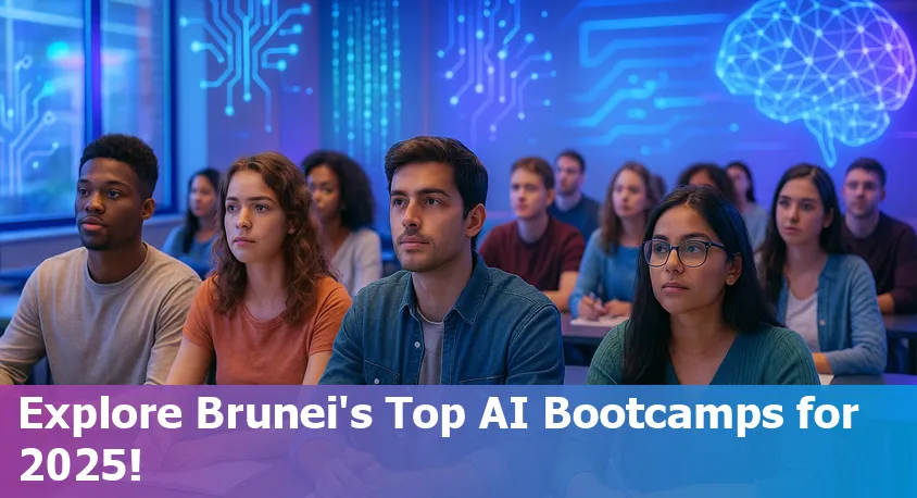 Students learning artificial intelligence at a bootcamp in Brunei Darussalam, 2025.
