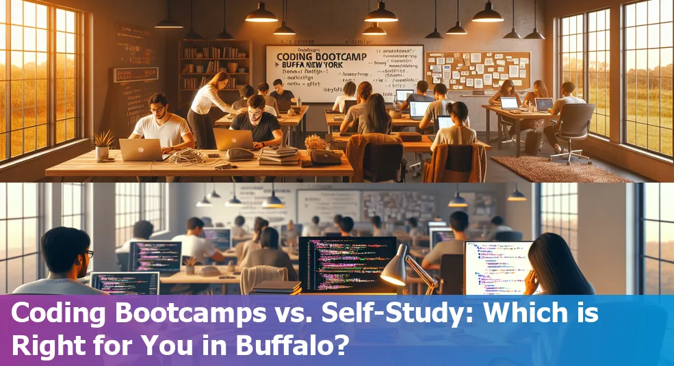 Coding Bootcamps vs. Self-Study in Buffalo, New York: Pros and Cons for beginners